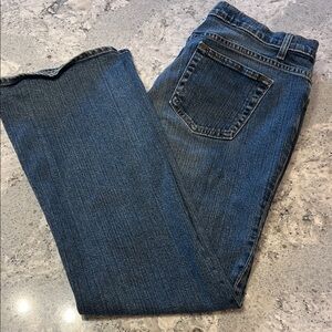 GAP Low Rise Bootcut Blue Jeans 8P